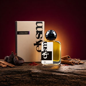 Amber Elixer — bottle and front packaging