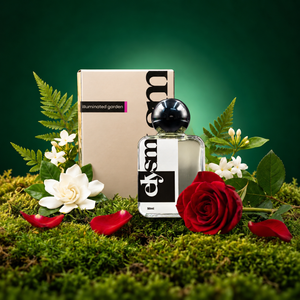 Illuminated Garden — bottle and packaging